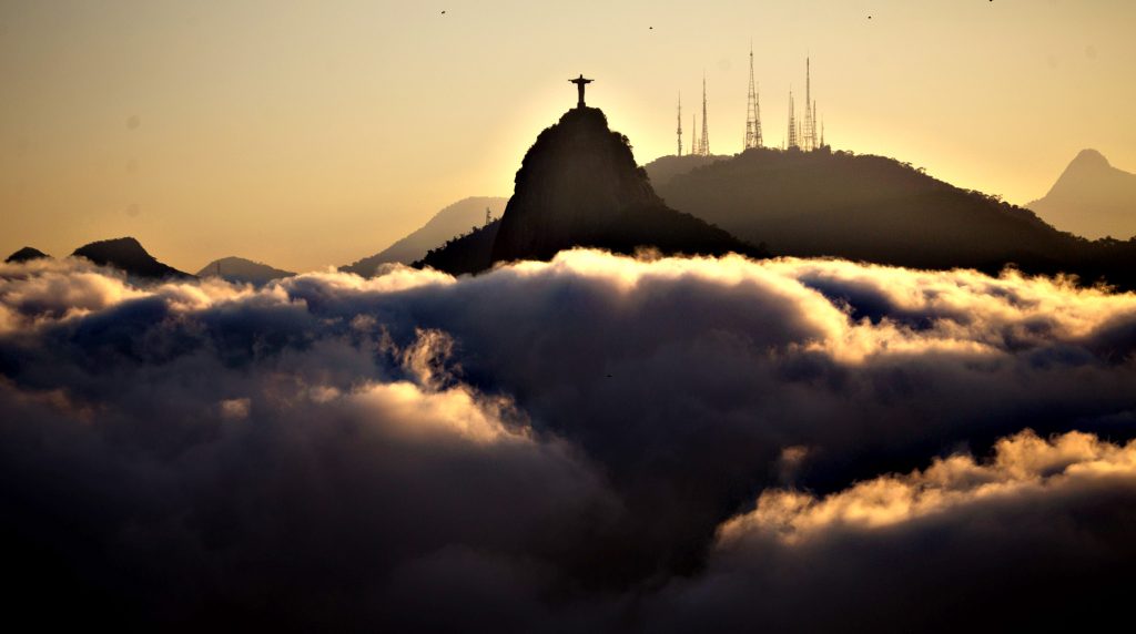 Triathlon - 2015 ITU World Olympic Qualification Event - Team Great Britain Photocall - Rio de Janeiro...A general view of the Christ the Redeemer. PRESS ASSOCIATION Photo. Issue date: Tuesday August 4, 2015. This Wednesday, August 5, marks one year to go from the start of the 2016 Olympic games which will be held in Rio de Janeiro, Brazil. Photo credit should read: Mauro Pimentel/PA Wire.
